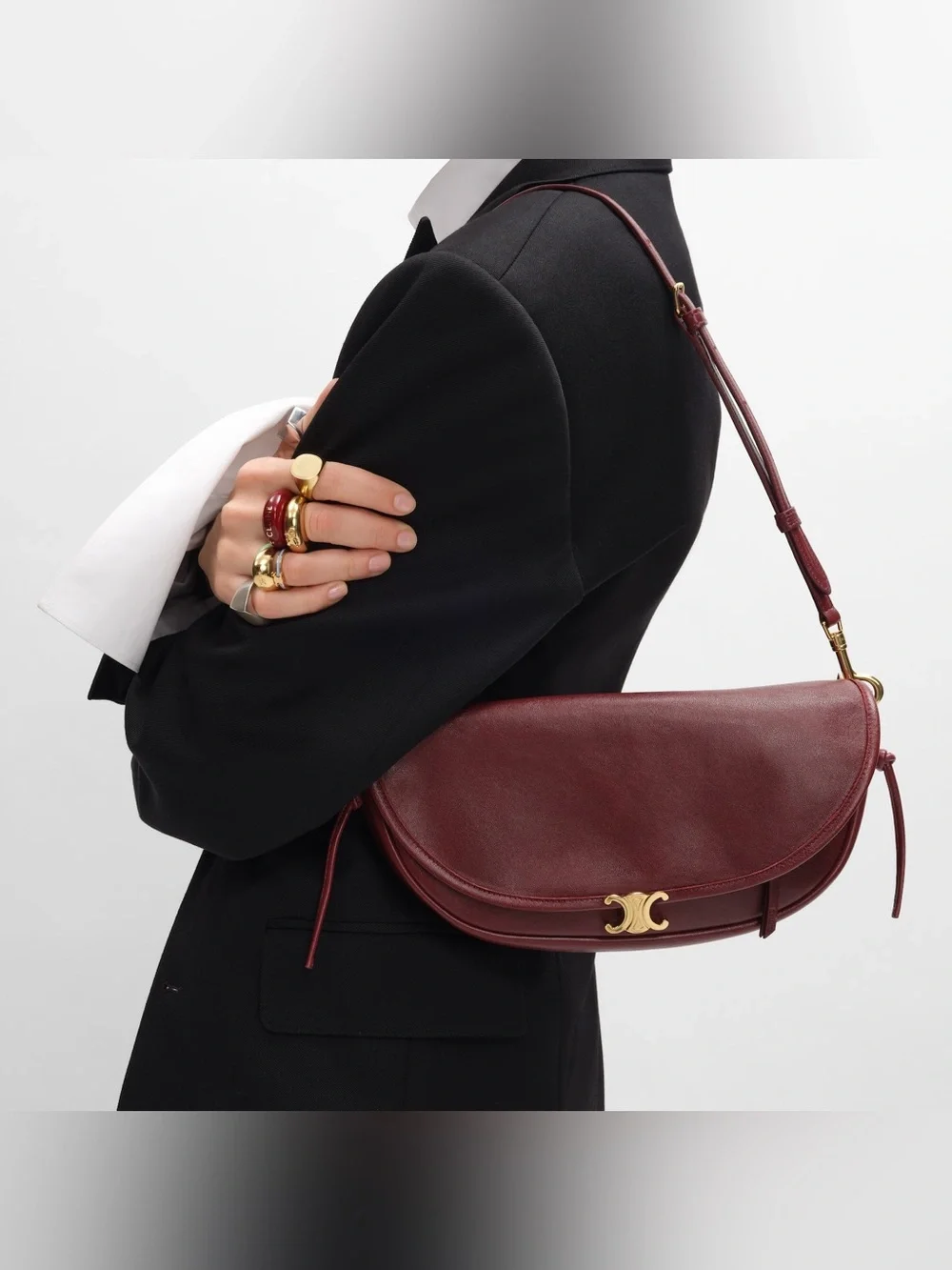 Celine little halfmoon bag - Picture 3 of 11